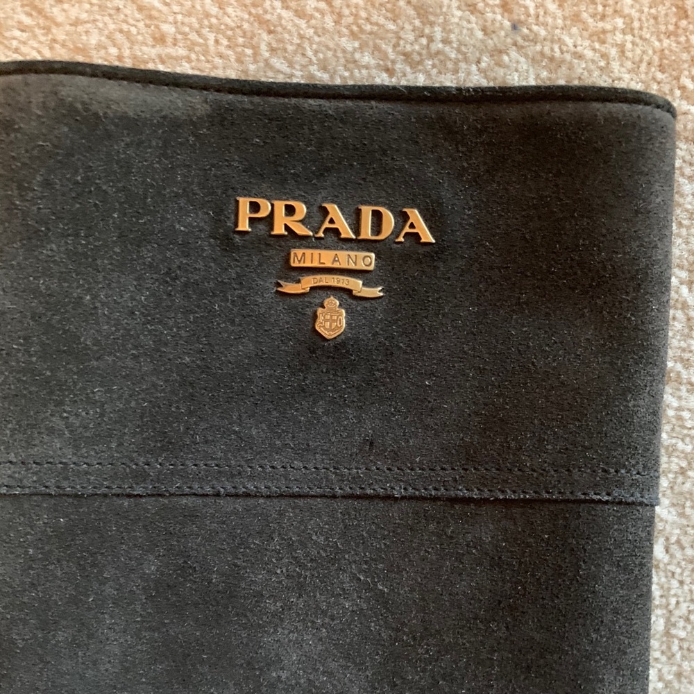 Prada Suede Riding Boots - Picture 3 of 3